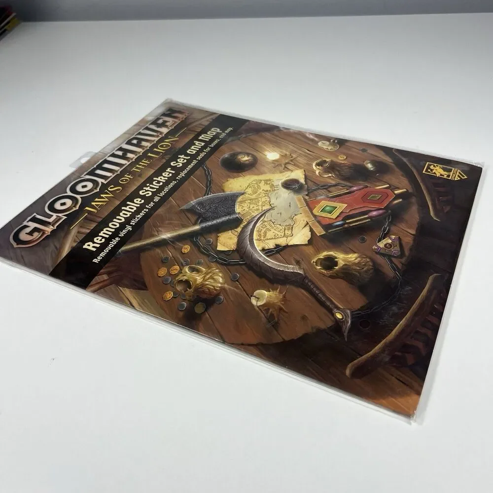 Gloomhaven Jaws of the Lion Removable Sticker Set Map Expansion Board Game - New